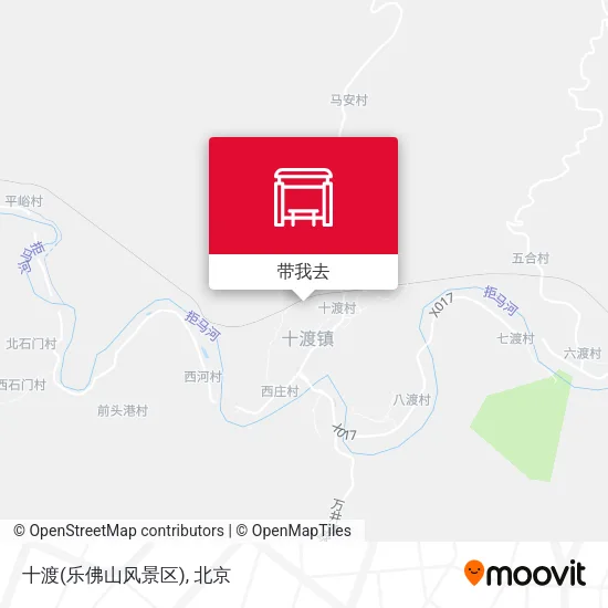 十渡(乐佛山风景区)地图