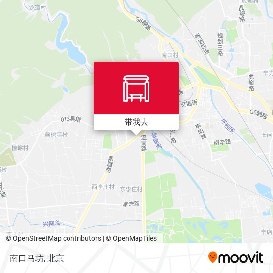 南口马坊地图