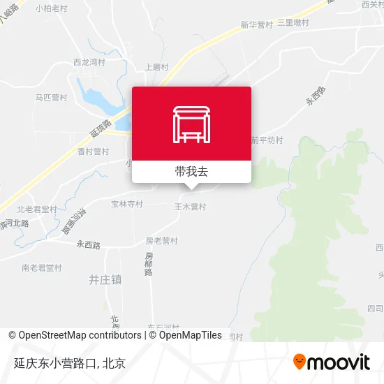 延庆东小营路口地图