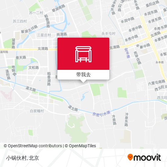 小锅伙村地图