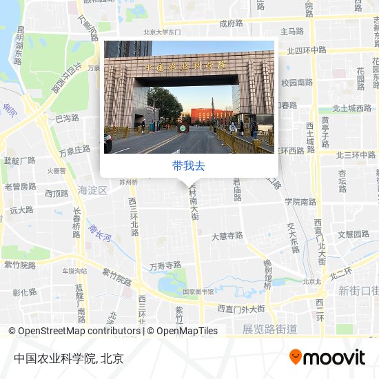 中国农业科学院地图