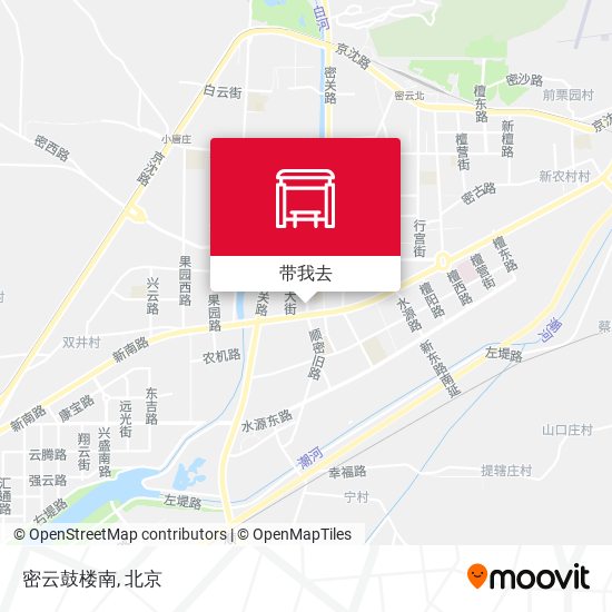 密云鼓楼南地图