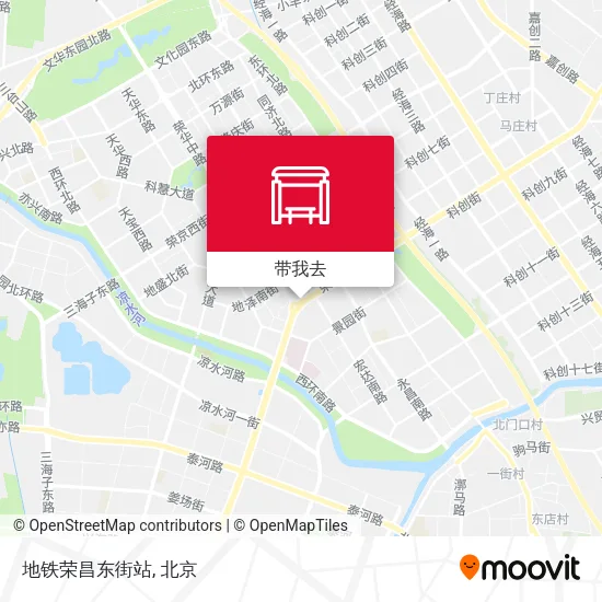 地铁荣昌东街站地图