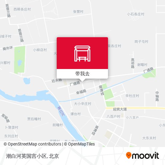 潮白河英国宫小区地图