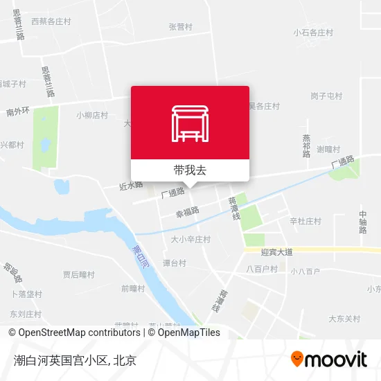 潮白河英国宫小区地图
