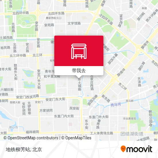 地铁柳芳站地图