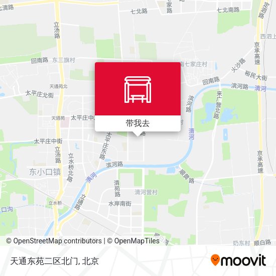 天通东苑二区北门地图