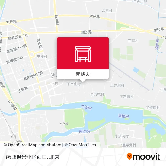 绿城枫景小区西口地图