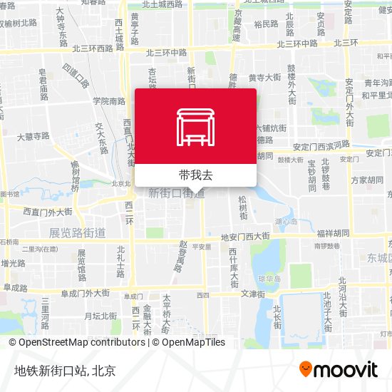 地铁新街口站地图