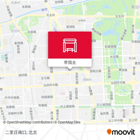 二里庄南口地图