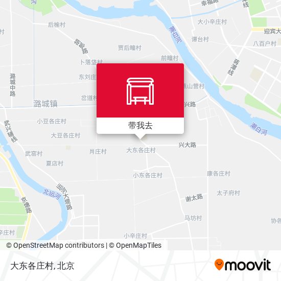 大东各庄村地图
