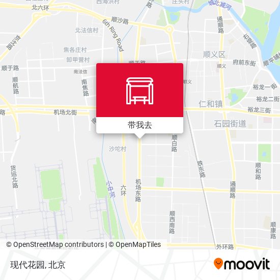 现代花园地图