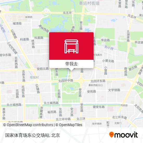 国家体育场东公交场站地图