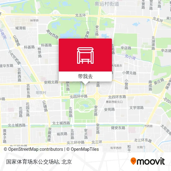 国家体育场东公交场站地图