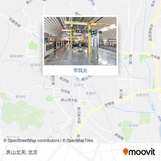 房山北关地图