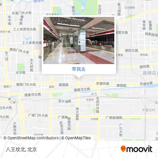 八王坟北地图