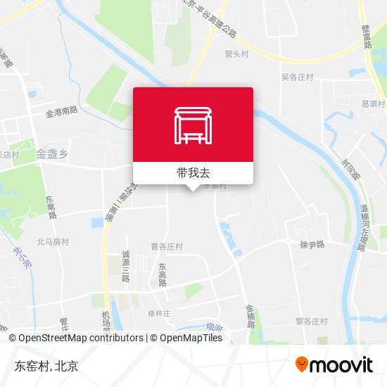 东窑村地图