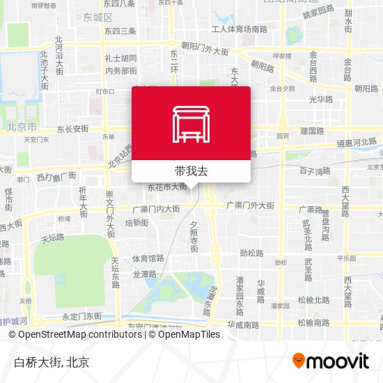 白桥大街地图