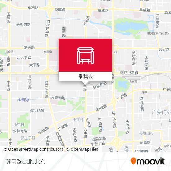 莲宝路口北地图