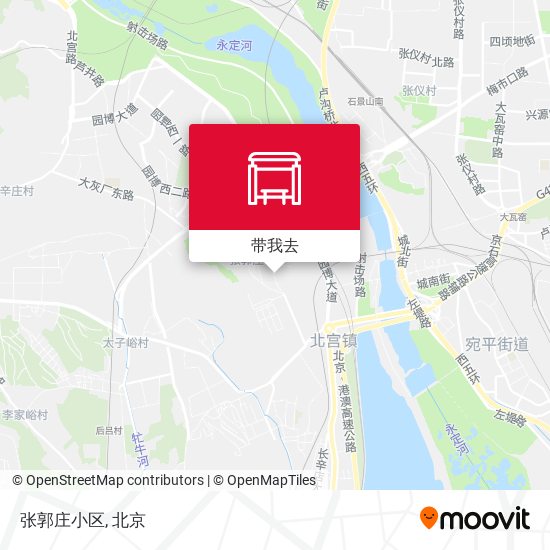 张郭庄小区地图