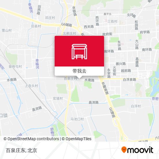 百泉庄东地图