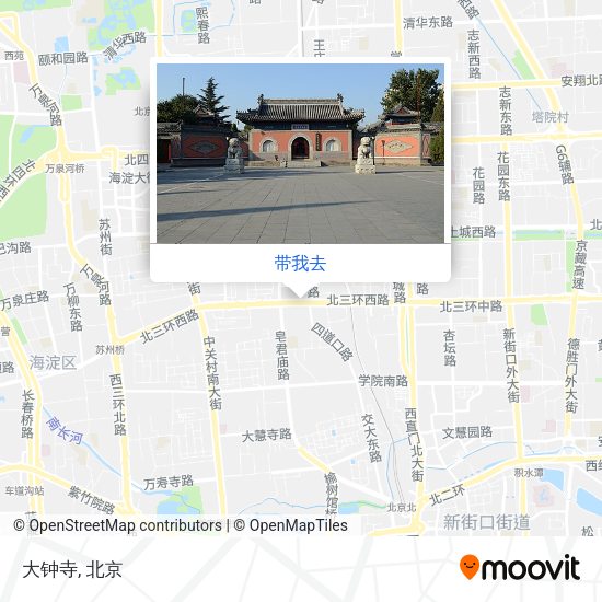 大钟寺地图