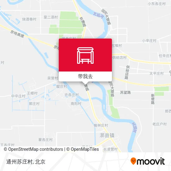 通州苏庄村地图