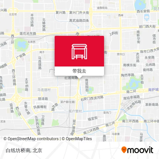 白纸坊桥南地图