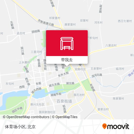 体育场小区地图