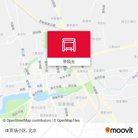 体育场小区地图