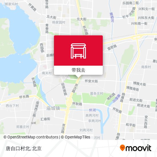 唐自口村北地图