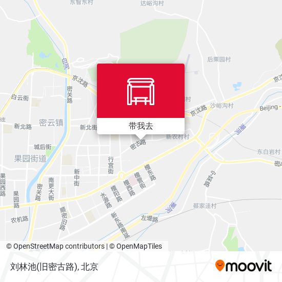 刘林池(旧密古路)地图