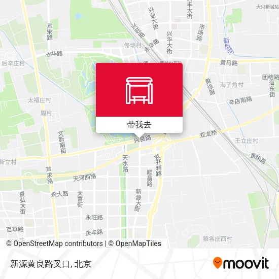 新源黄良路叉口地图