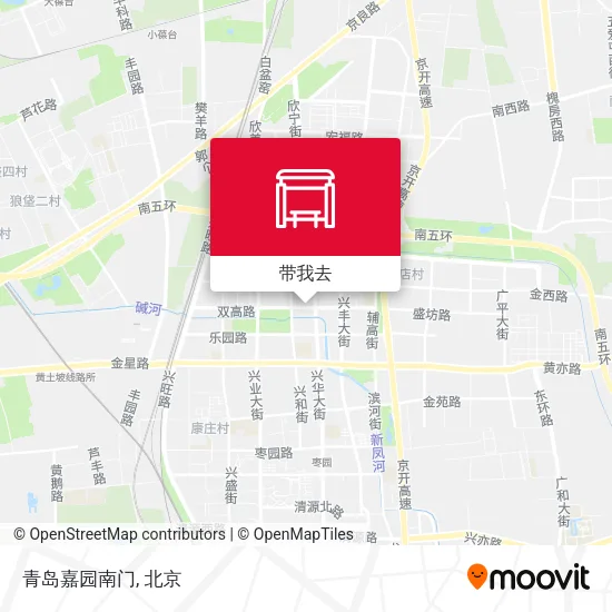 青岛嘉园南门地图