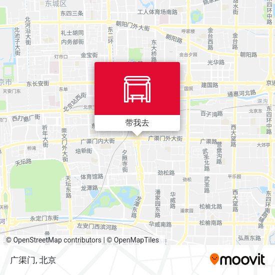 广渠门地图
