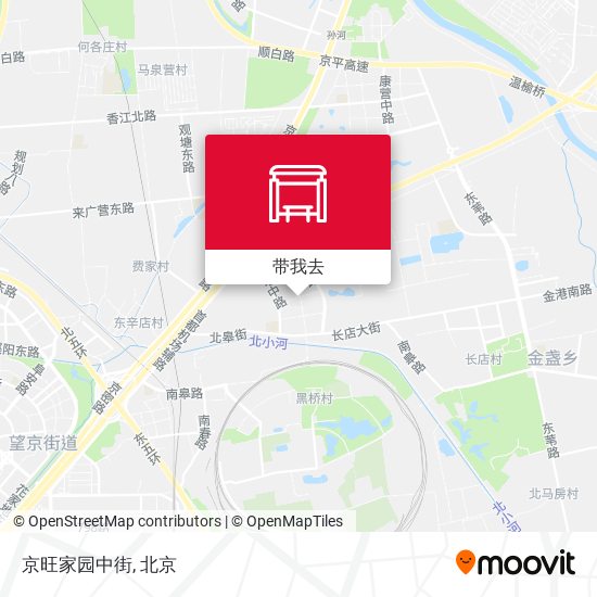 京旺家园中街地图