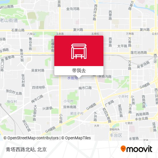 青塔西路北站地图