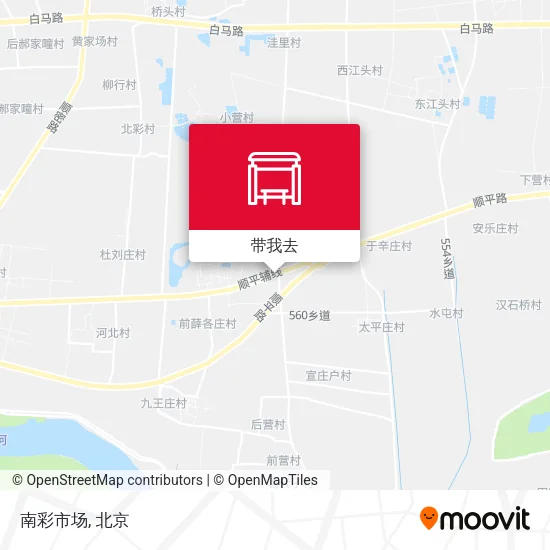 南彩市场地图