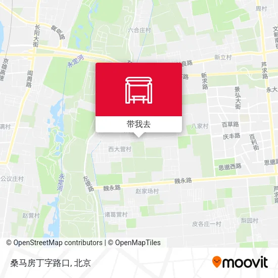 桑马房丁字路口地图
