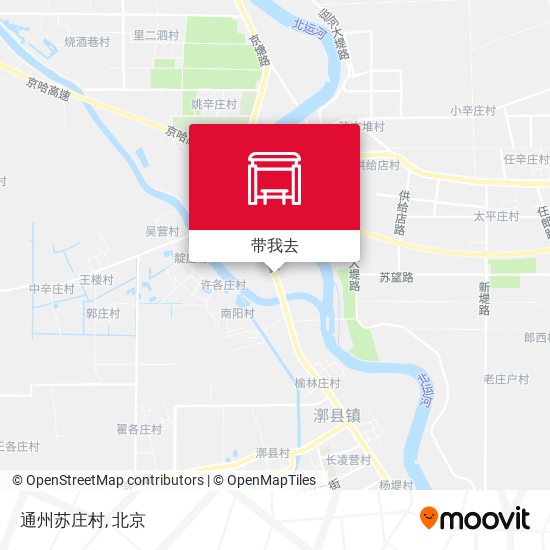 通州苏庄村地图
