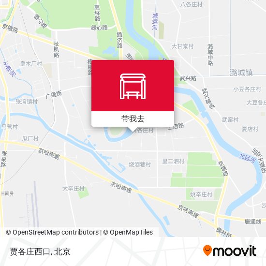 贾各庄西口地图