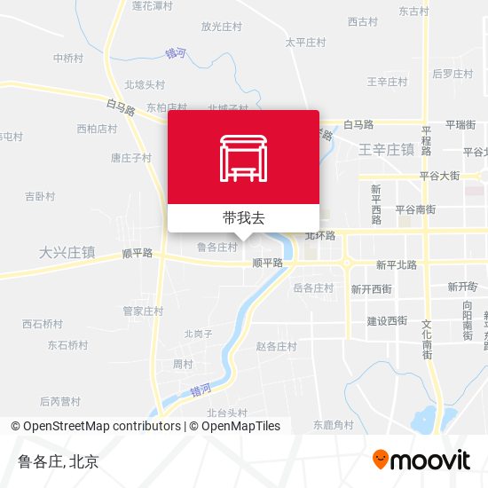 鲁各庄地图