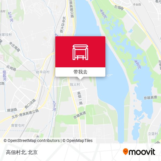 高佃村北地图