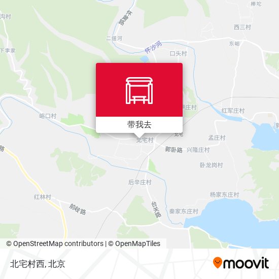 北宅村西地图