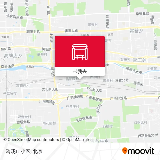 玲珑山小区地图