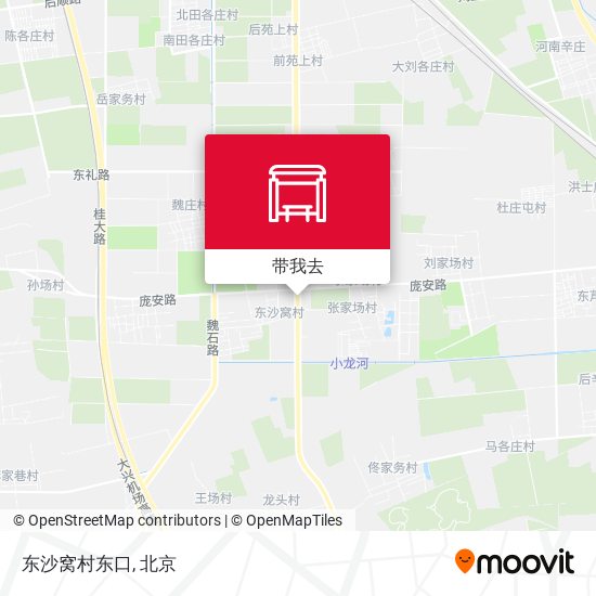 东沙窝村东口地图