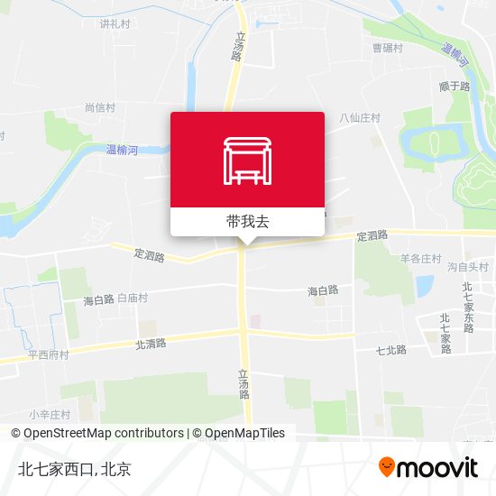 北七家西口地图