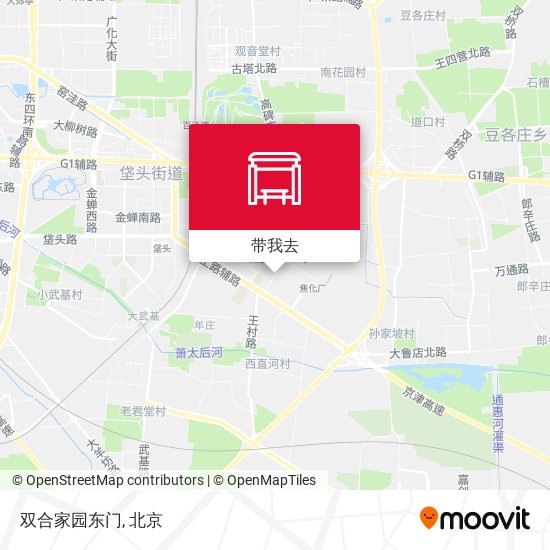 双合家园东门地图