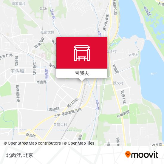 北岗洼地图