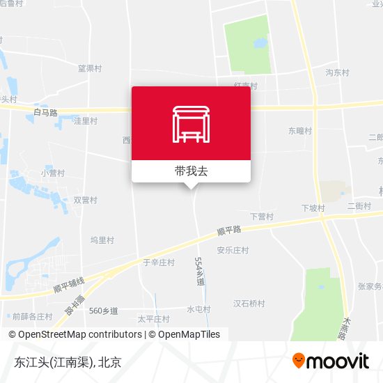 东江头(江南渠)地图